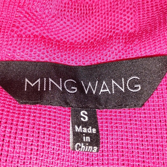 PINK MING WANG KNIT JACKET - Picture 2 of 9